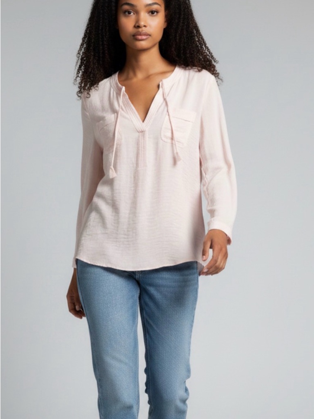 Rebecca Taylor, pale pink blouse size 4